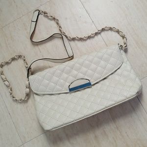 White mango crossbody bag